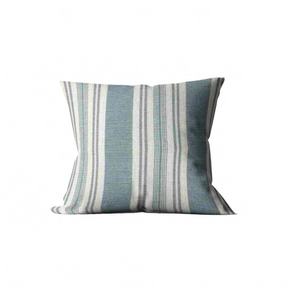 NEW PICTURA brooks stripe pillow in blue